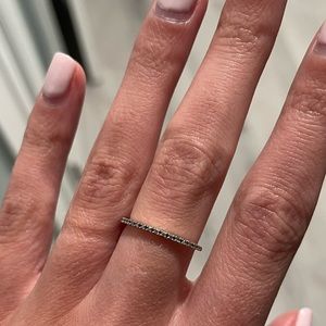 White gold pave Diamond band